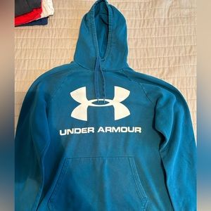 Under Armour teal blue sweatshirt. Size L.